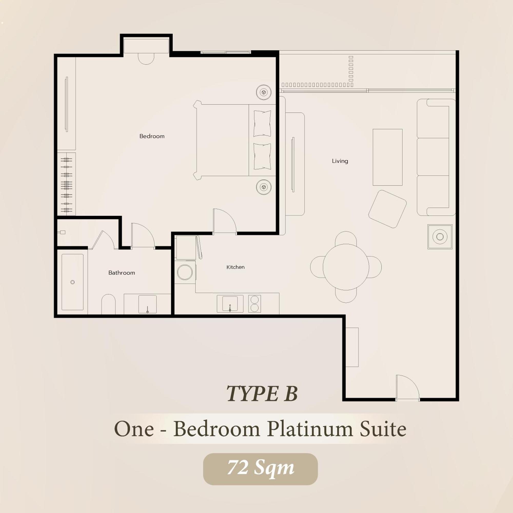 One-Bedroom Platinum Suite